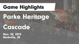 Parke Heritage  vs Cascade  Game Highlights - Nov. 30, 2023