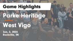 Parke Heritage  vs West Vigo  Game Highlights - Jan. 2, 2024