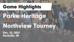 Parke Heritage  vs Northview Tourney Game Highlights - Dec. 23, 2023