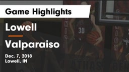 Lowell  vs Valparaiso  Game Highlights - Dec. 7, 2018