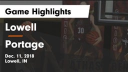 Lowell  vs Portage  Game Highlights - Dec. 11, 2018