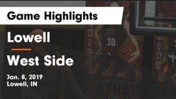 Lowell  vs West Side Game Highlights - Jan. 8, 2019