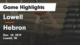 Lowell  vs Hebron  Game Highlights - Dec. 10, 2019