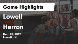 Lowell  vs Herron  Game Highlights - Dec. 28, 2019