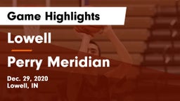 Lowell  vs Perry Meridian  Game Highlights - Dec. 29, 2020