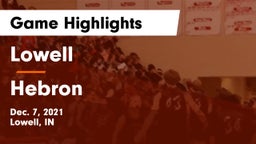 Lowell  vs Hebron  Game Highlights - Dec. 7, 2021