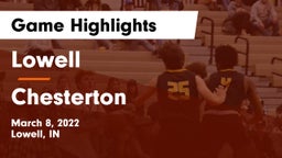 Lowell  vs Chesterton  Game Highlights - March 8, 2022