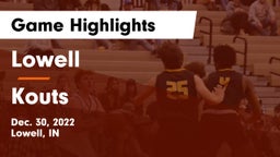 Lowell  vs Kouts Game Highlights - Dec. 30, 2022
