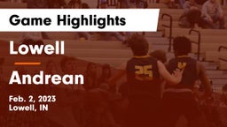 Lowell  vs Andrean  Game Highlights - Feb. 2, 2023