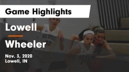 Lowell  vs Wheeler  Game Highlights - Nov. 3, 2020