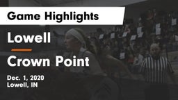 Lowell  vs Crown Point  Game Highlights - Dec. 1, 2020