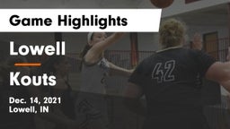Lowell  vs Kouts Game Highlights - Dec. 14, 2021
