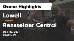 Lowell  vs Rensselaer Central  Game Highlights - Dec. 22, 2021