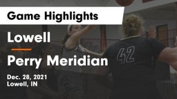 Lowell  vs Perry Meridian  Game Highlights - Dec. 28, 2021