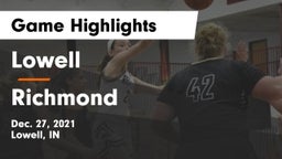 Lowell  vs Richmond  Game Highlights - Dec. 27, 2021