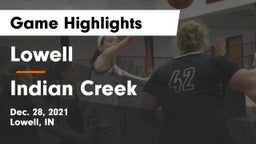 Lowell  vs Indian Creek  Game Highlights - Dec. 28, 2021