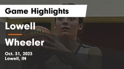 Lowell  vs Wheeler  Game Highlights - Oct. 31, 2023