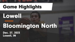 Lowell  vs Bloomington North  Game Highlights - Dec. 27, 2023