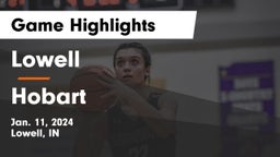 Lowell  vs Hobart  Game Highlights - Jan. 11, 2024