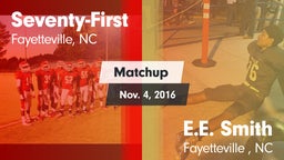 Matchup: Seventy-First High vs. E.E. Smith  2016
