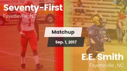 Matchup: Seventy-First High vs. E.E. Smith  2017