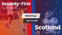 Matchup: Seventy-First High vs. Scotland  2017