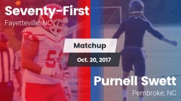 Matchup: Seventy-First High vs. Purnell Swett  2017