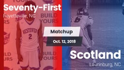 Matchup: Seventy-First High vs. Scotland  2018