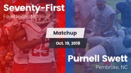 Matchup: Seventy-First High vs. Purnell Swett  2018