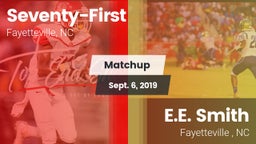 Matchup: Seventy-First High vs. E.E. Smith  2019