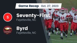 Recap: Seventy-First  vs. Byrd  2023