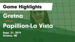 Gretna  vs Papillion-La Vista  Game Highlights - Sept. 21, 2019