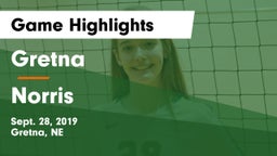 Gretna  vs Norris  Game Highlights - Sept. 28, 2019