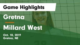 Gretna  vs Millard West  Game Highlights - Oct. 10, 2019