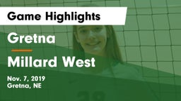 Gretna  vs Millard West  Game Highlights - Nov. 7, 2019