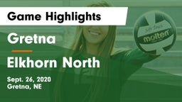 Gretna  vs Elkhorn North  Game Highlights - Sept. 26, 2020