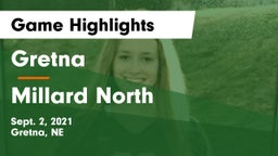 Gretna  vs Millard North   Game Highlights - Sept. 2, 2021