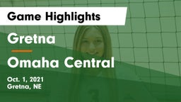 Gretna  vs Omaha Central  Game Highlights - Oct. 1, 2021