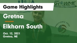 Gretna  vs Elkhorn South  Game Highlights - Oct. 12, 2021