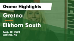 Gretna  vs Elkhorn South  Game Highlights - Aug. 30, 2022