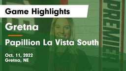 Gretna  vs Papillion La Vista South  Game Highlights - Oct. 11, 2022