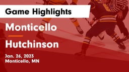 Monticello  vs Hutchinson  Game Highlights - Jan. 26, 2023
