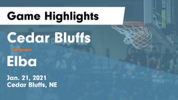 Cedar Bluffs  vs Elba  Game Highlights - Jan. 21, 2021