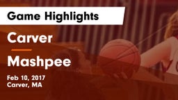 Carver  vs Mashpee  Game Highlights - Feb 10, 2017