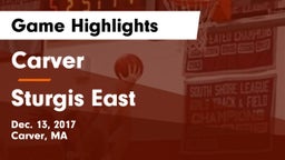 Carver  vs Sturgis East Game Highlights - Dec. 13, 2017