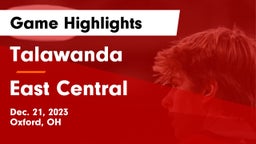 Talawanda  vs East Central  Game Highlights - Dec. 21, 2023