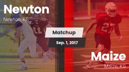 Matchup: Newton  vs. Maize  2017