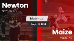 Matchup: Newton  vs. Maize  2018