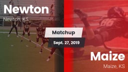 Matchup: Newton  vs. Maize  2019