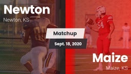 Matchup: Newton  vs. Maize  2020